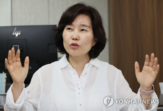 김은경 더불어민주당 혁신위원장<연합뉴스>